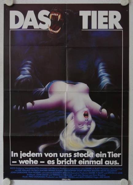 Das Tier originales deutsches Filmplakat